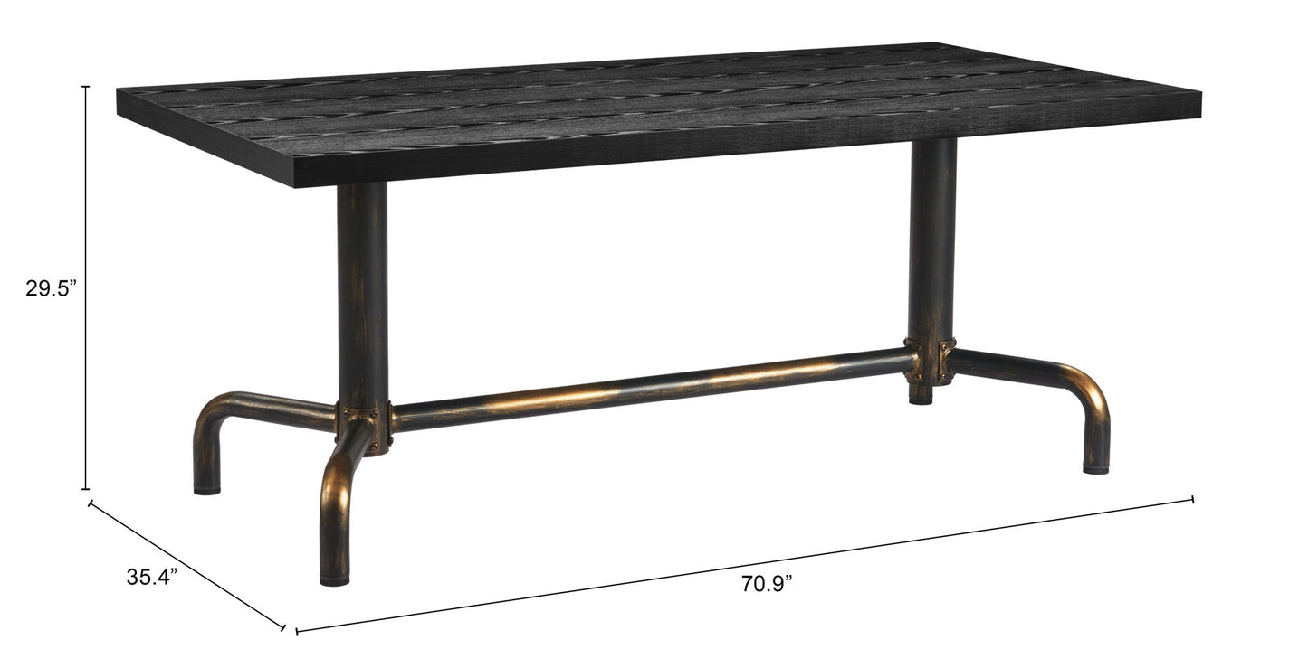 Neum - Dining Table - Black