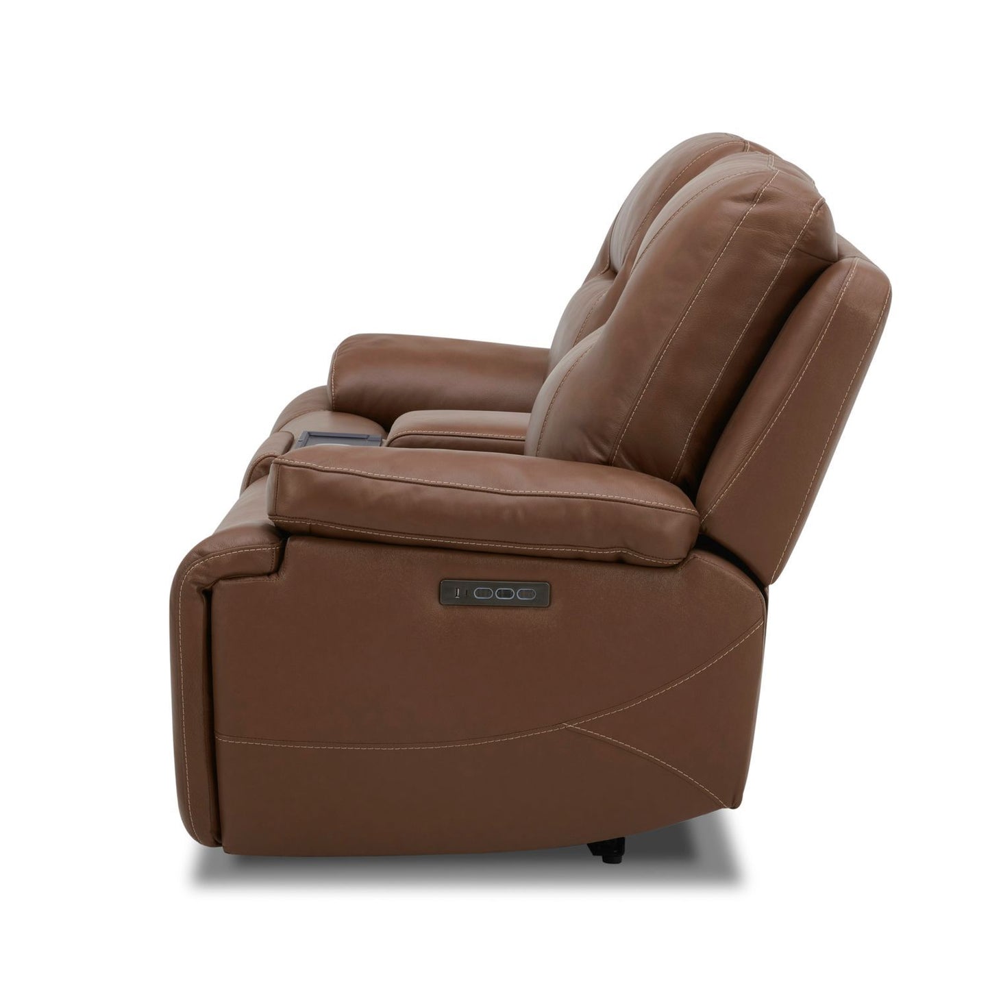 Cameron - Loveseat With Console P3 & ZG - Dakota Saddle