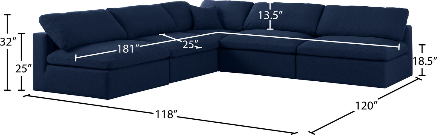 Serene - 5 Piece Modular Sectional