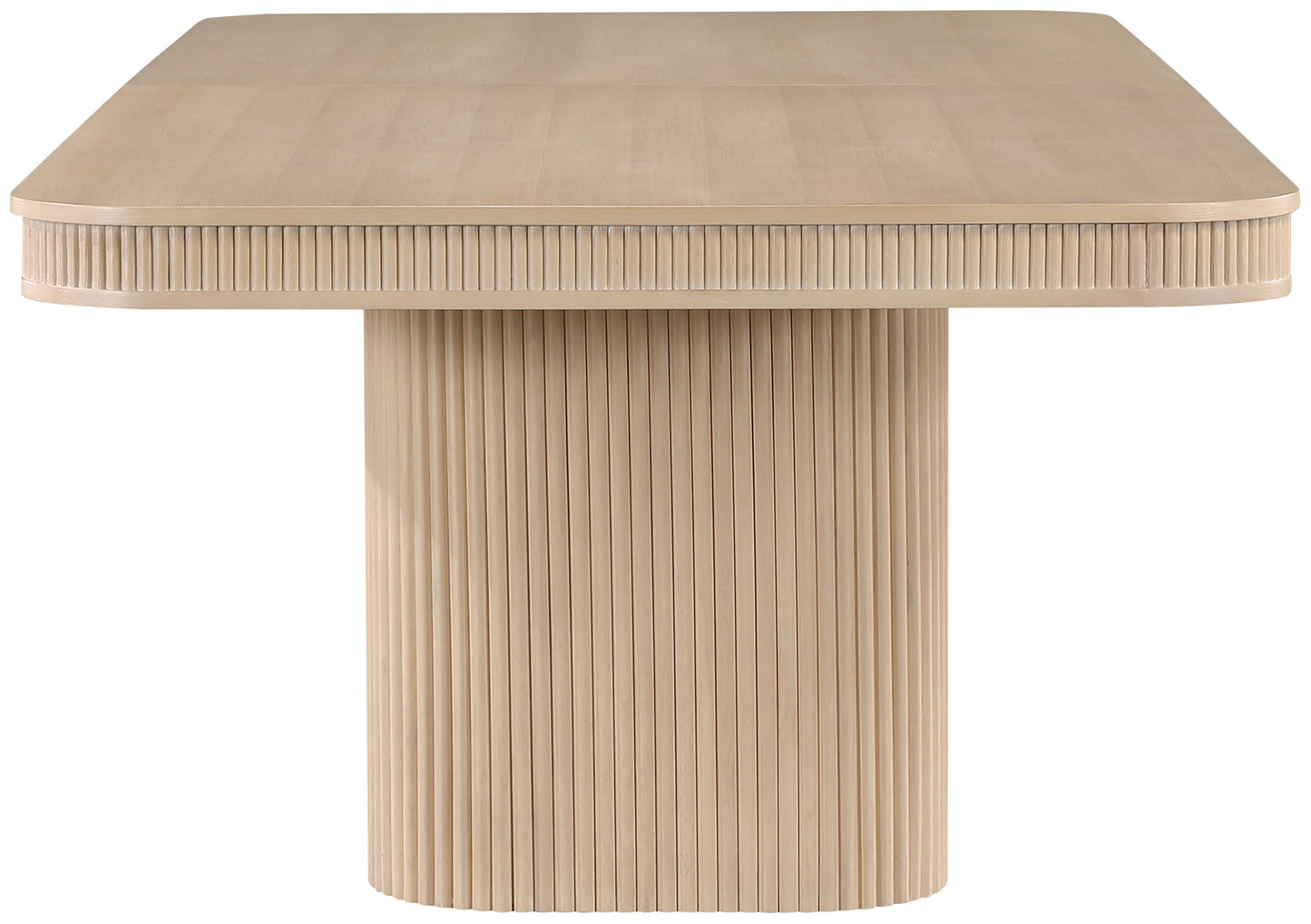 Mohari - Solid Wood And Oak Veneer 112" / 160" Dining Table