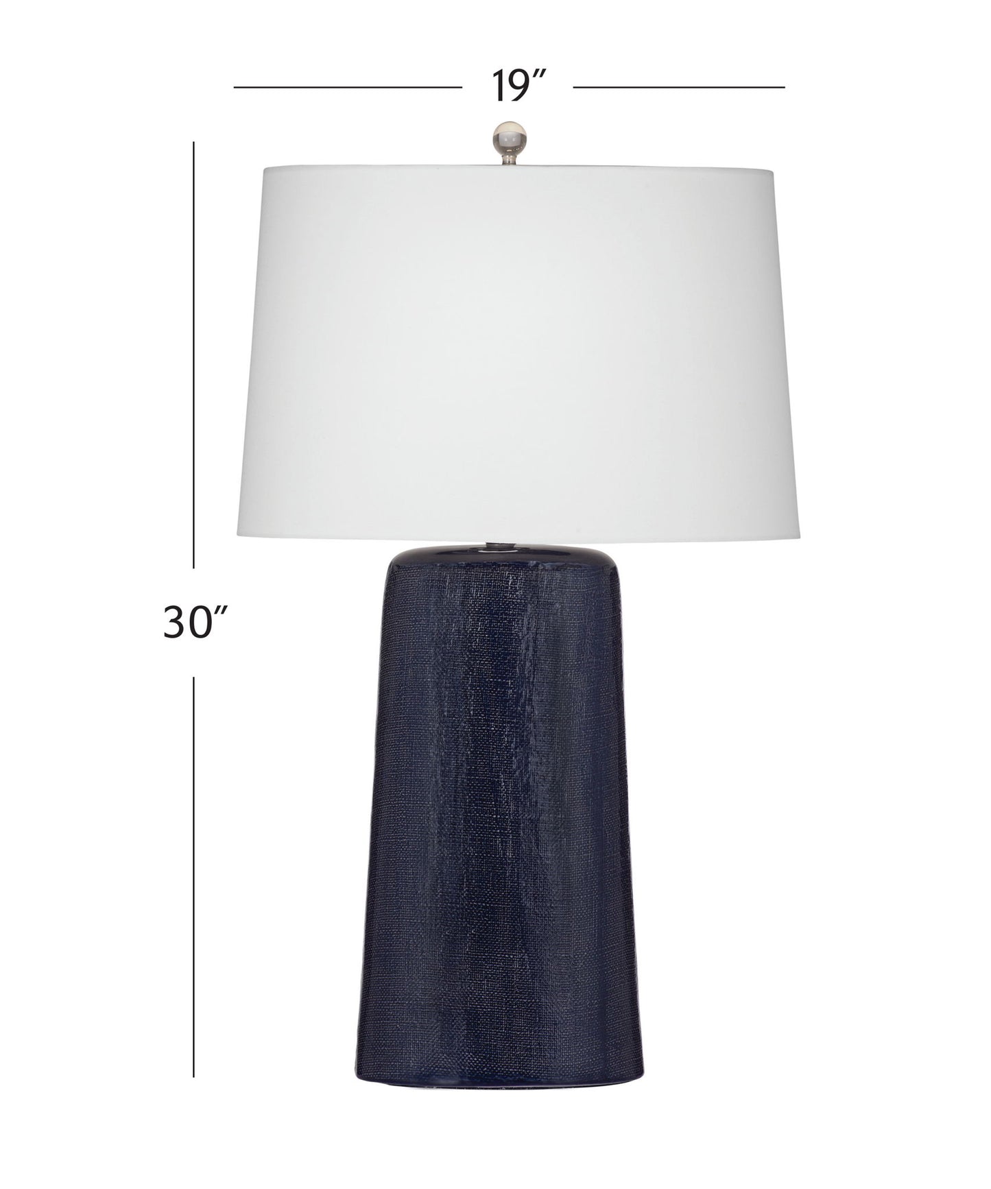 Lancaster - Table Lamp - Blue / White