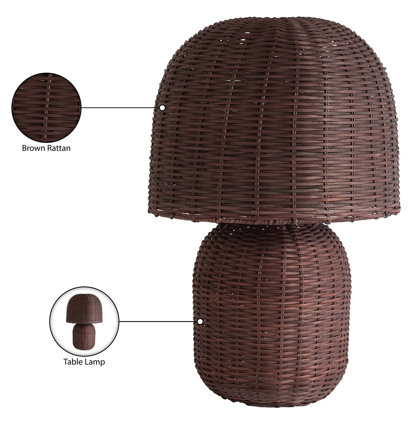 Nomad - Rattan Table Lamp