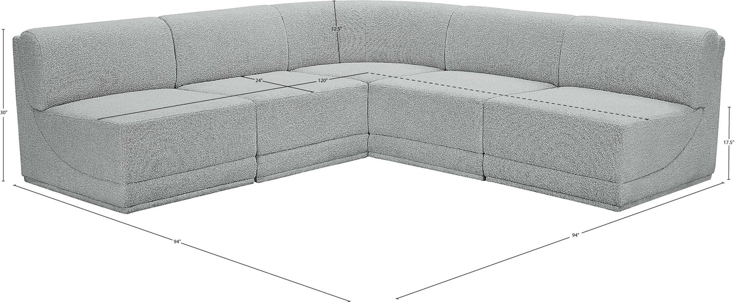 Ollie - 5 Piece Modular Sectional