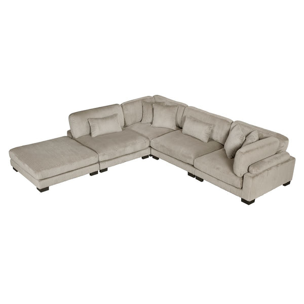 Traverse 5-Piece Modular Sectional with Ottoman