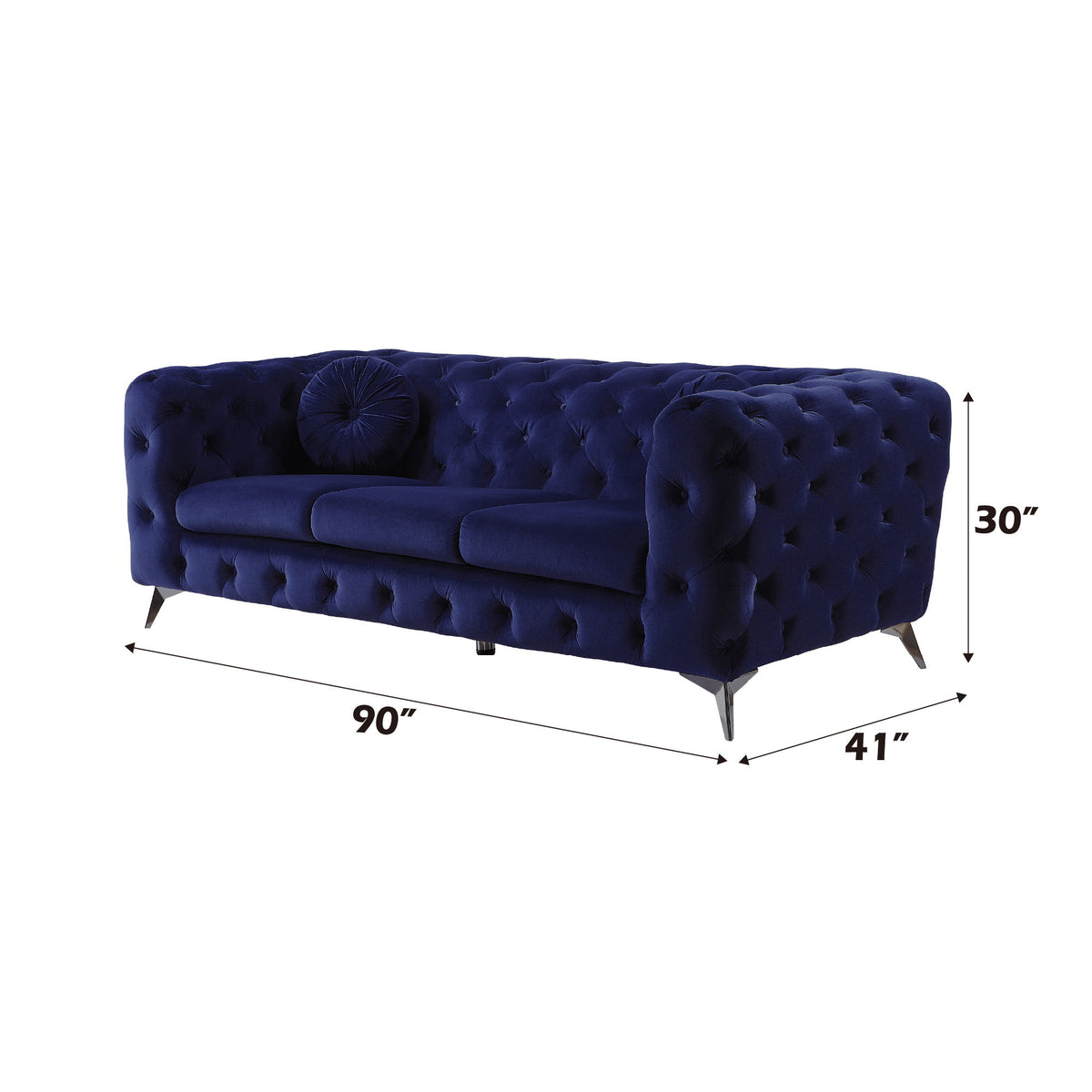 Atronia - Sofa - Blue Velvet