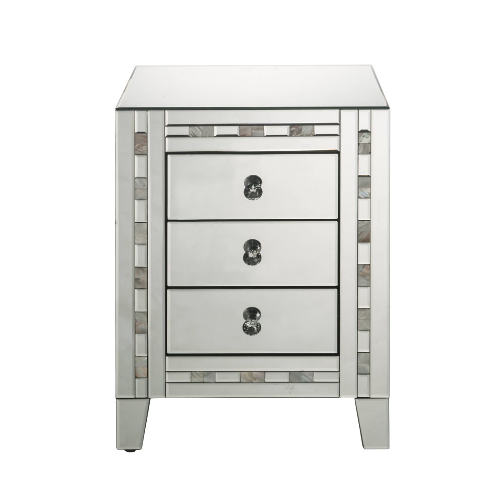 Nasa - Accent Table - Mirrored & Mother Pearl