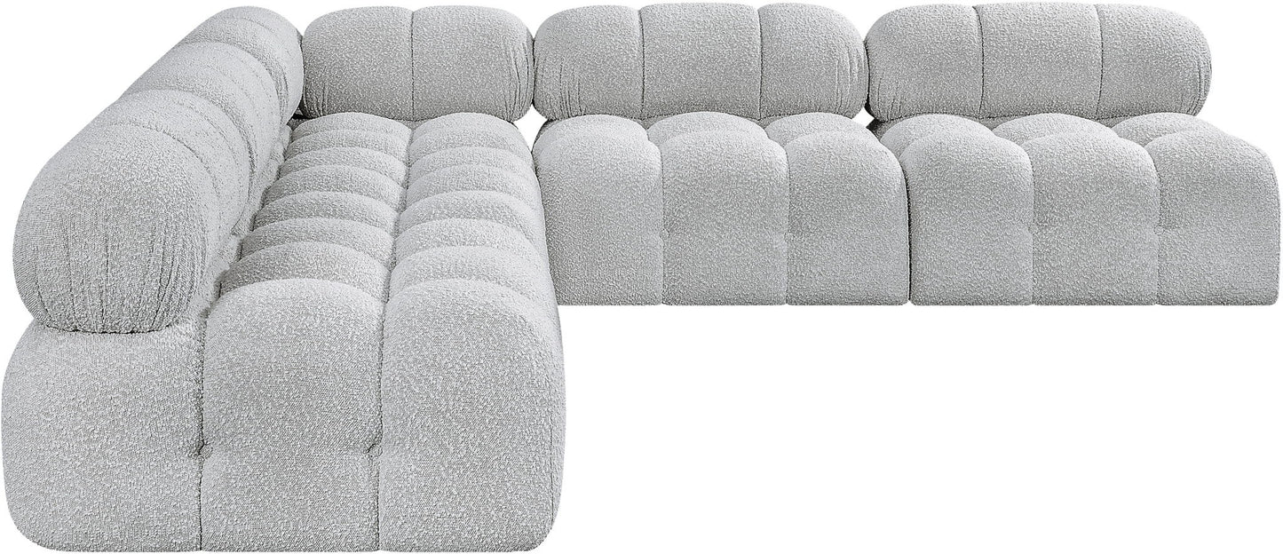 Ames - 5 Piece Fabric Modular Corner Sectional
