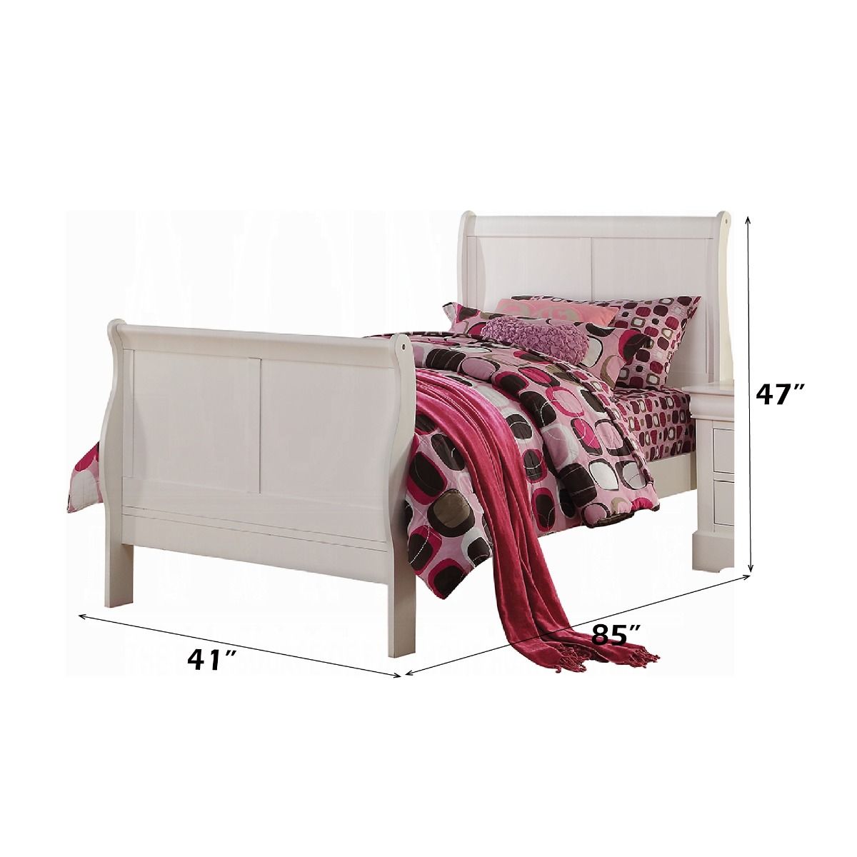 Louis Philippe III - Bed (FB 34"H)