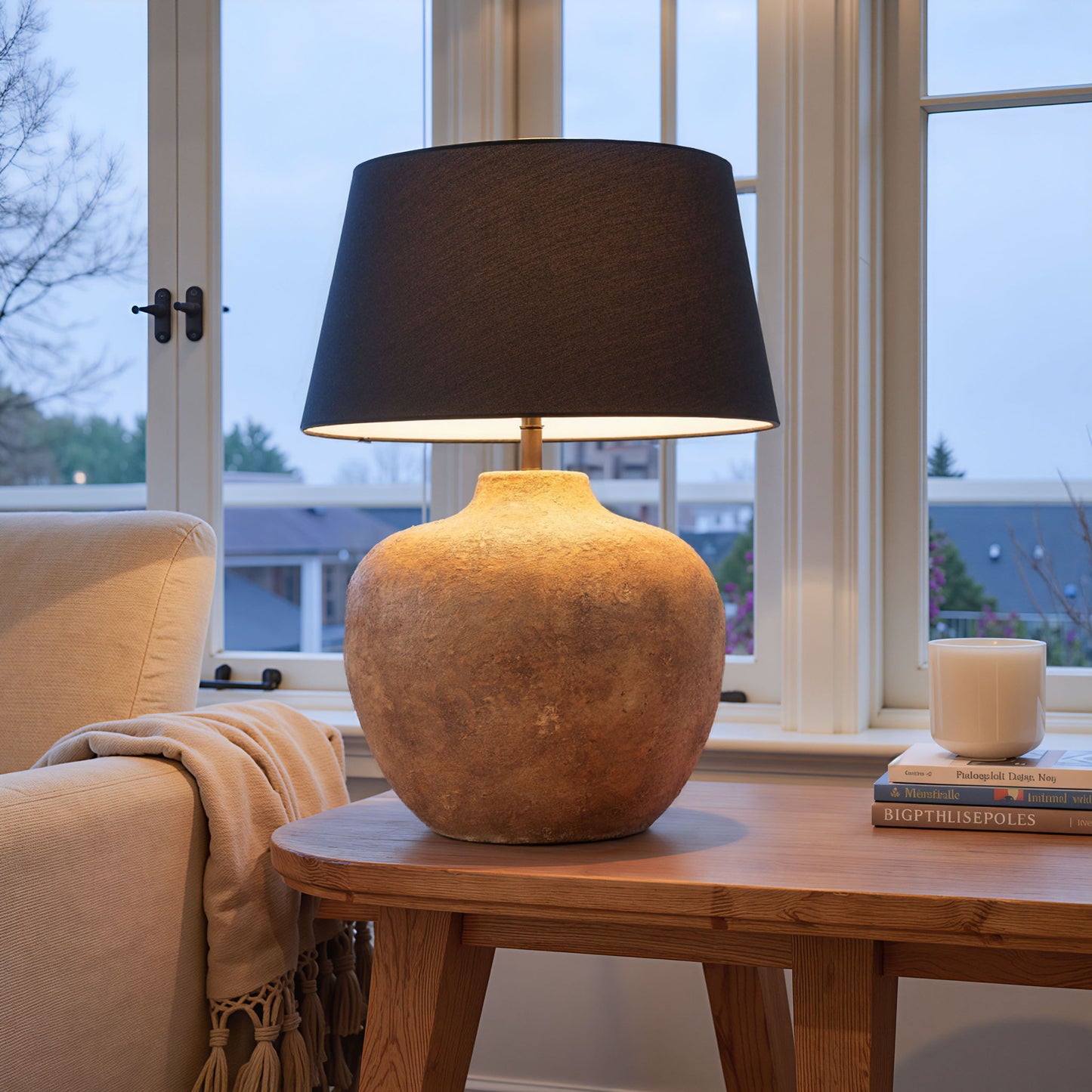 Basil - Table Lamp - Black