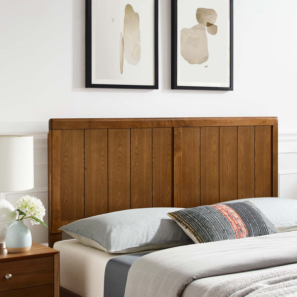 Robbie Wood Headboard - Twin, Walnut