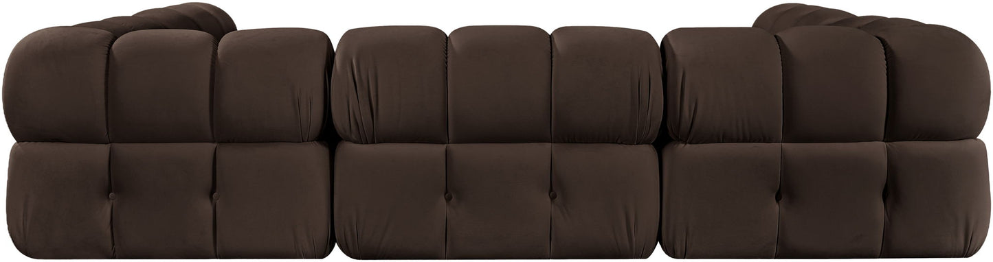 Orin - Velvet 6 Piece Modular Sectional