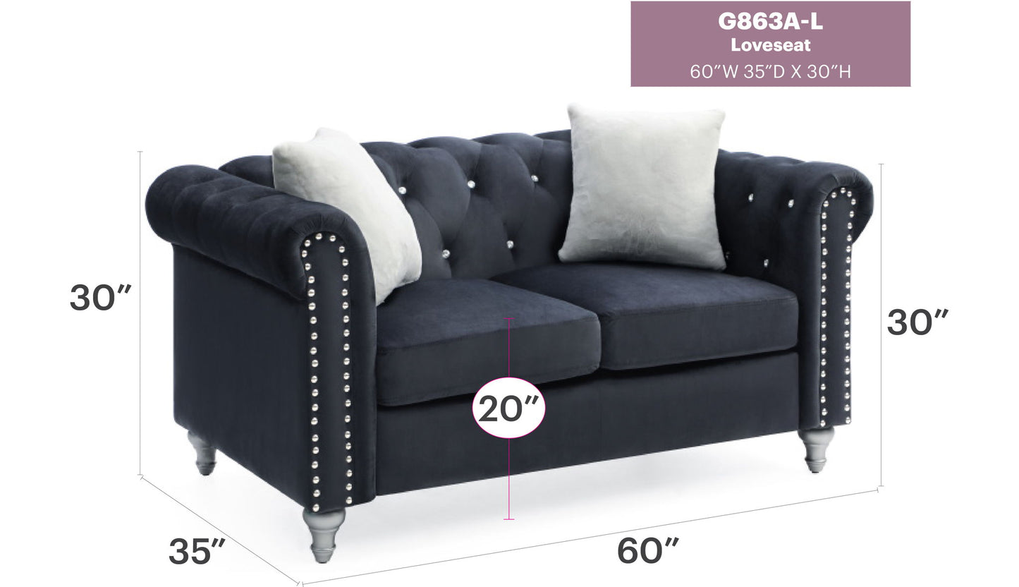 Glory Furniture - Raisa - Loveseat