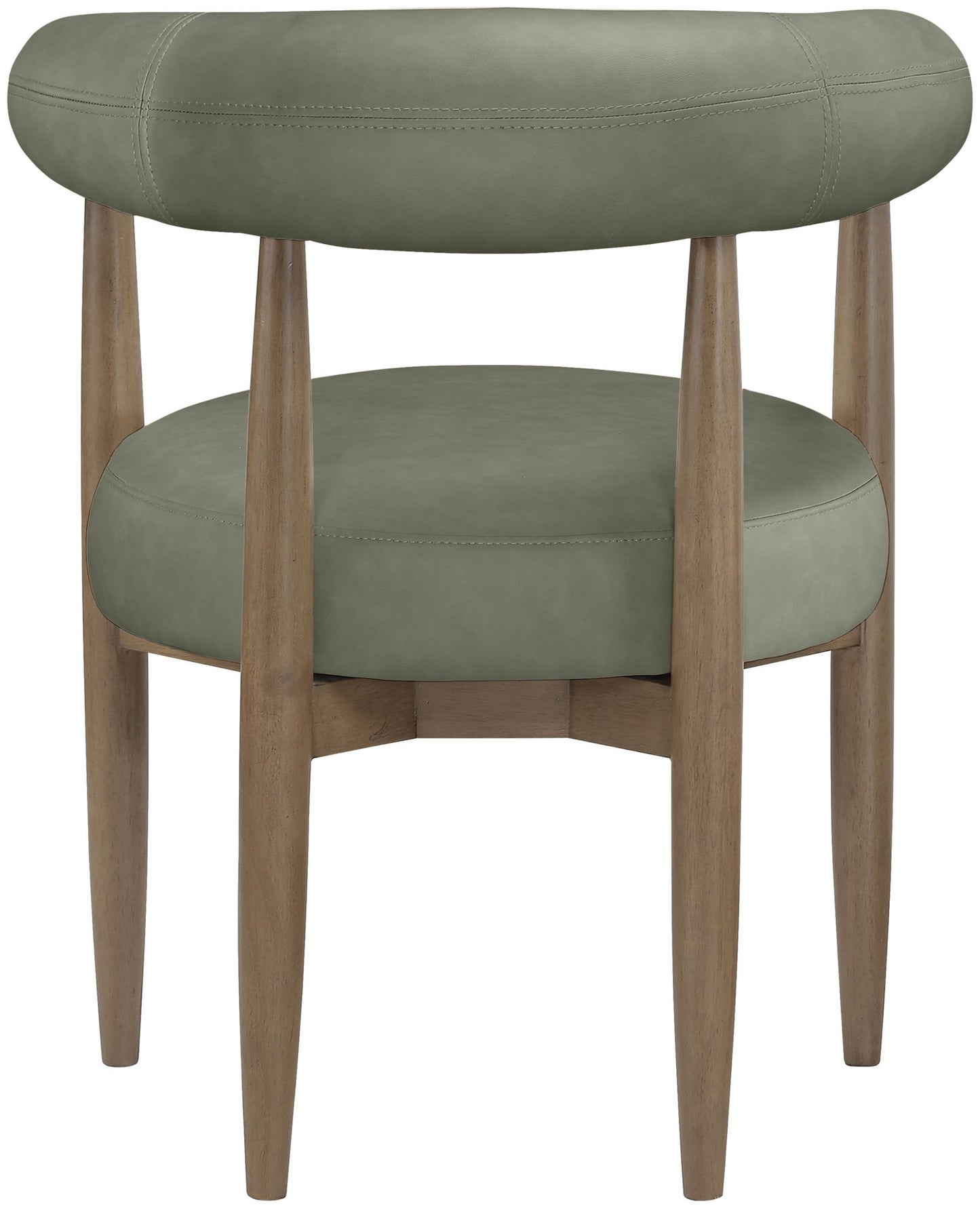 Sable - Vegan Leather Upholstered Dining Chair (Set of 2) - Brown Base