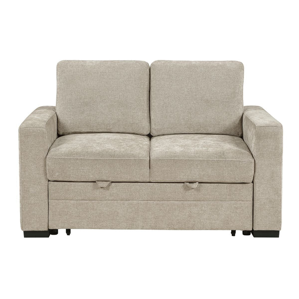 Koben Convertible Love Seat with Pull-out Bed