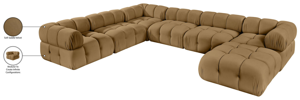 Orin - 7 Piece Modular Sectional (3 Modular Chairs, 3 Corner Chairs & Ottoman)