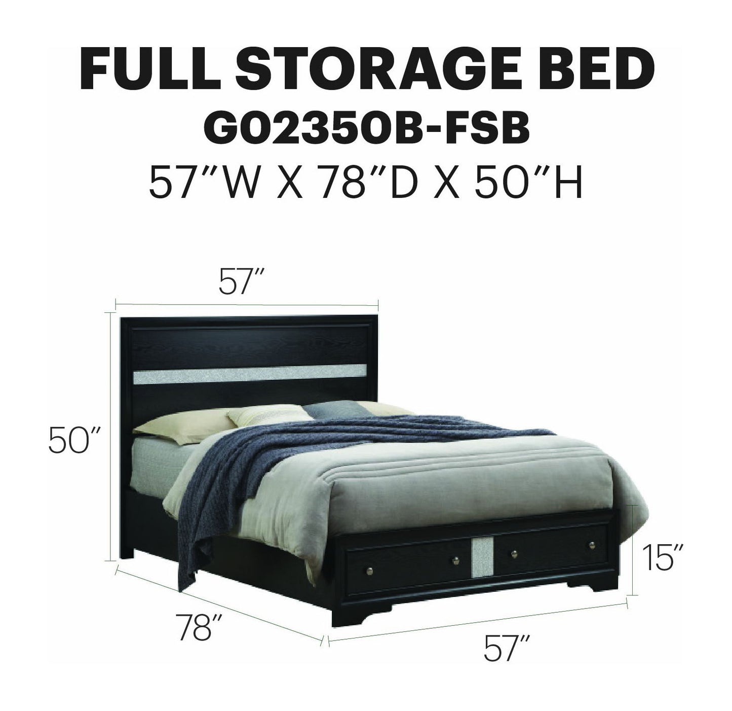 Glory Furniture - Madrid - Bed