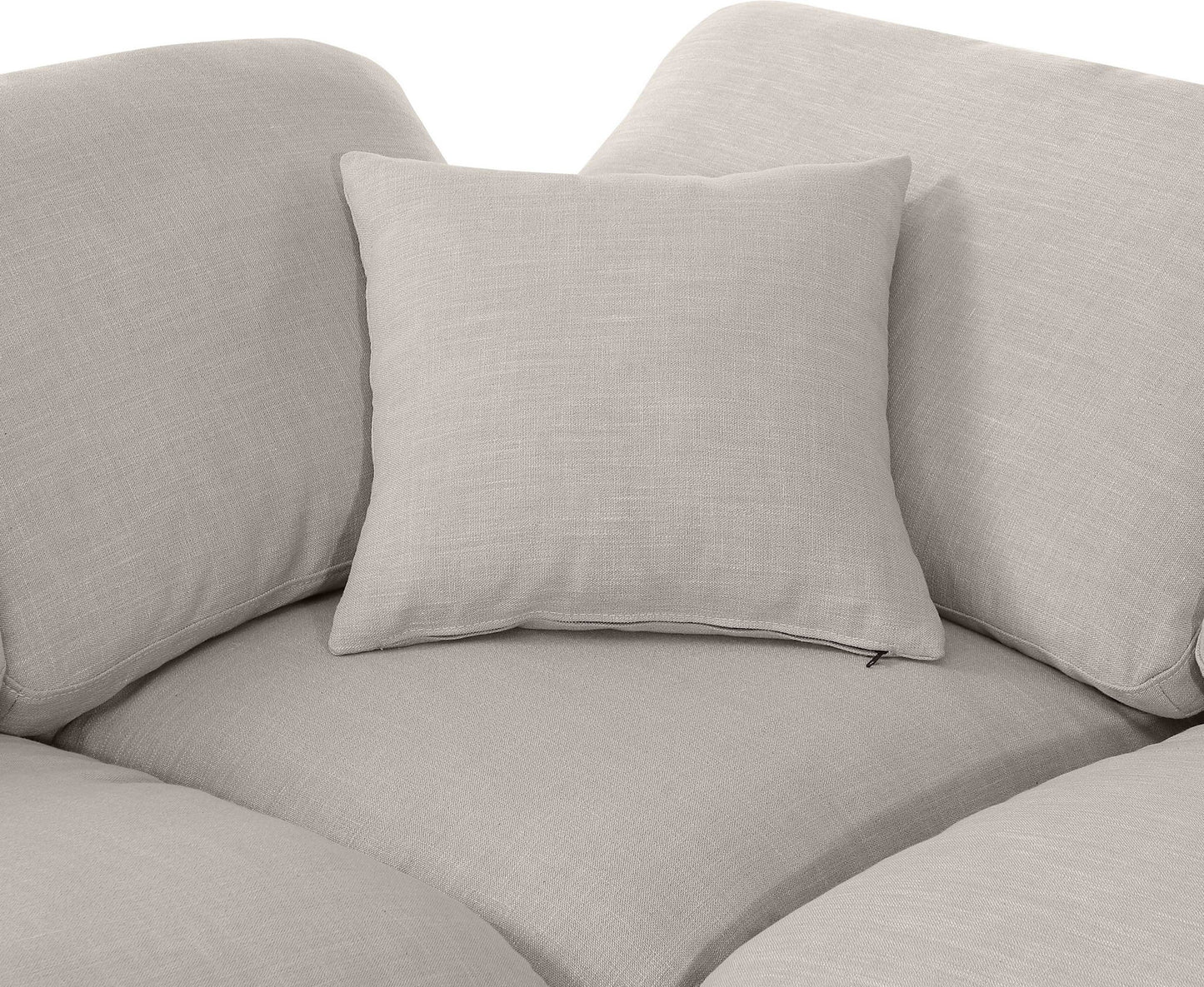Indulge - Linen 4 Piece Modular Sectional