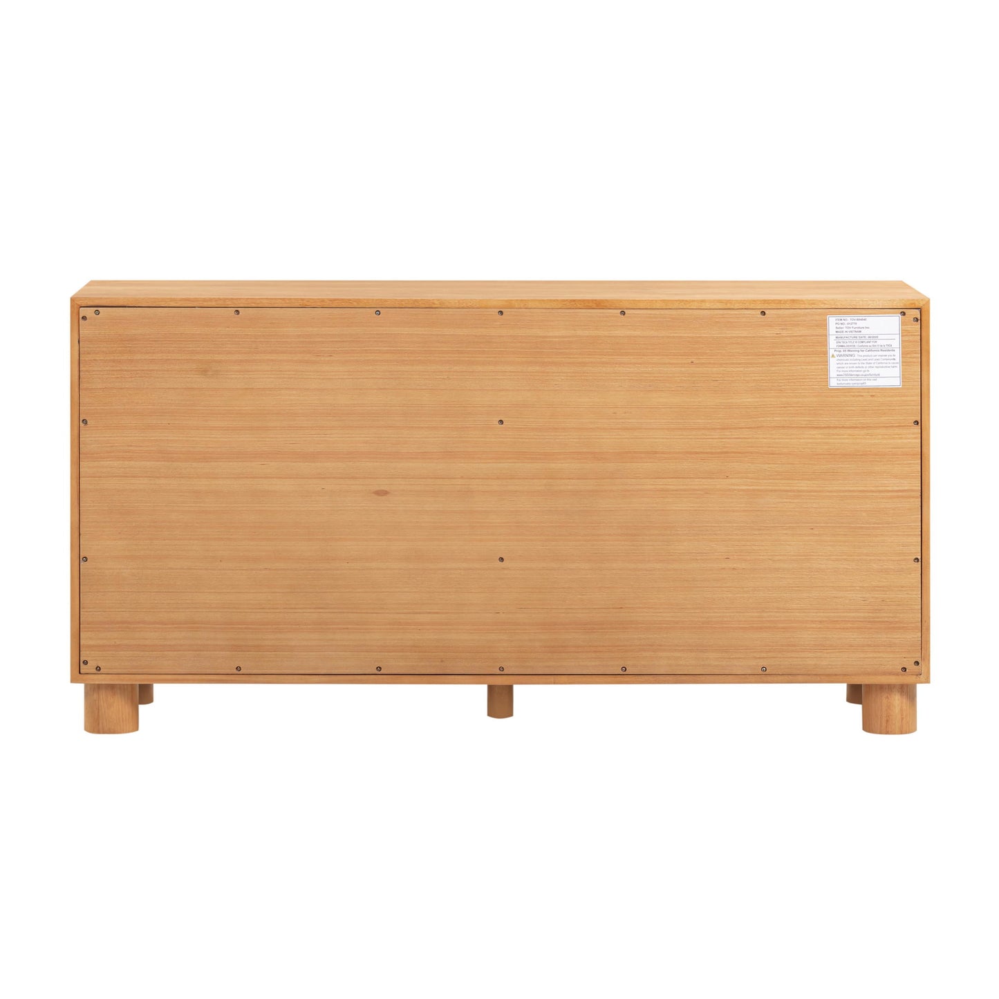 Miles - 6-Drawer Dresser - Natural