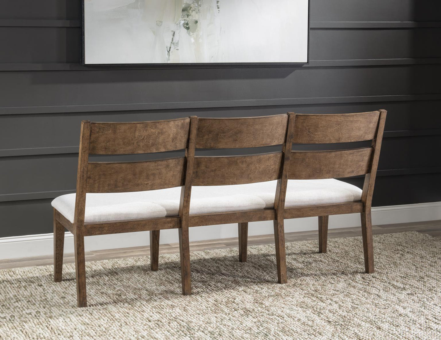 Artisan's Place - Dining Bench - Vintage Pine Ironwood