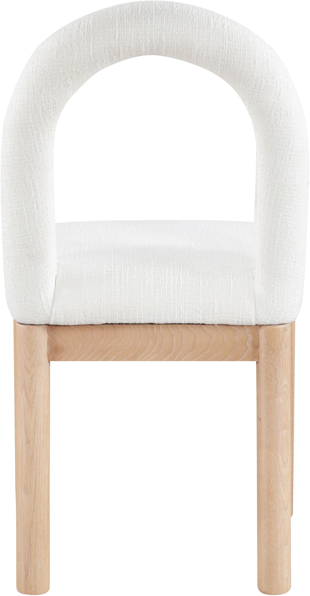 Conrad - Linen Dining Chair With Natural Legs