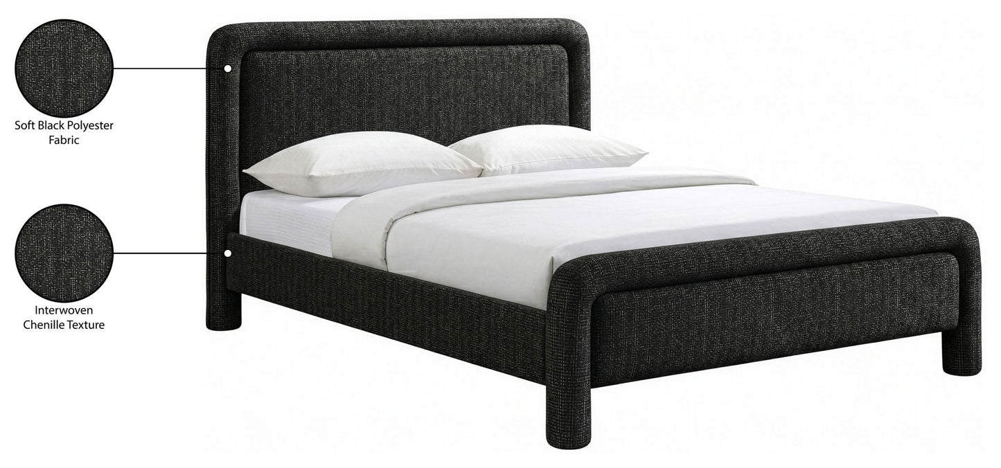 Baylor - Fabric With Interwoven Chenille Upholstered Bed