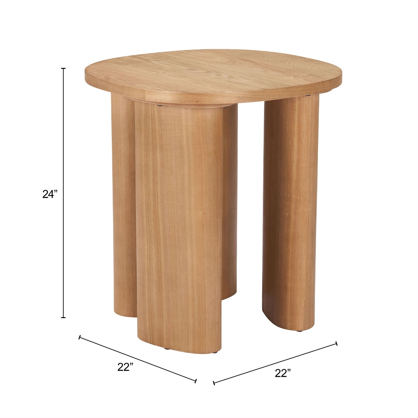 Benen - Side Table - Natural
