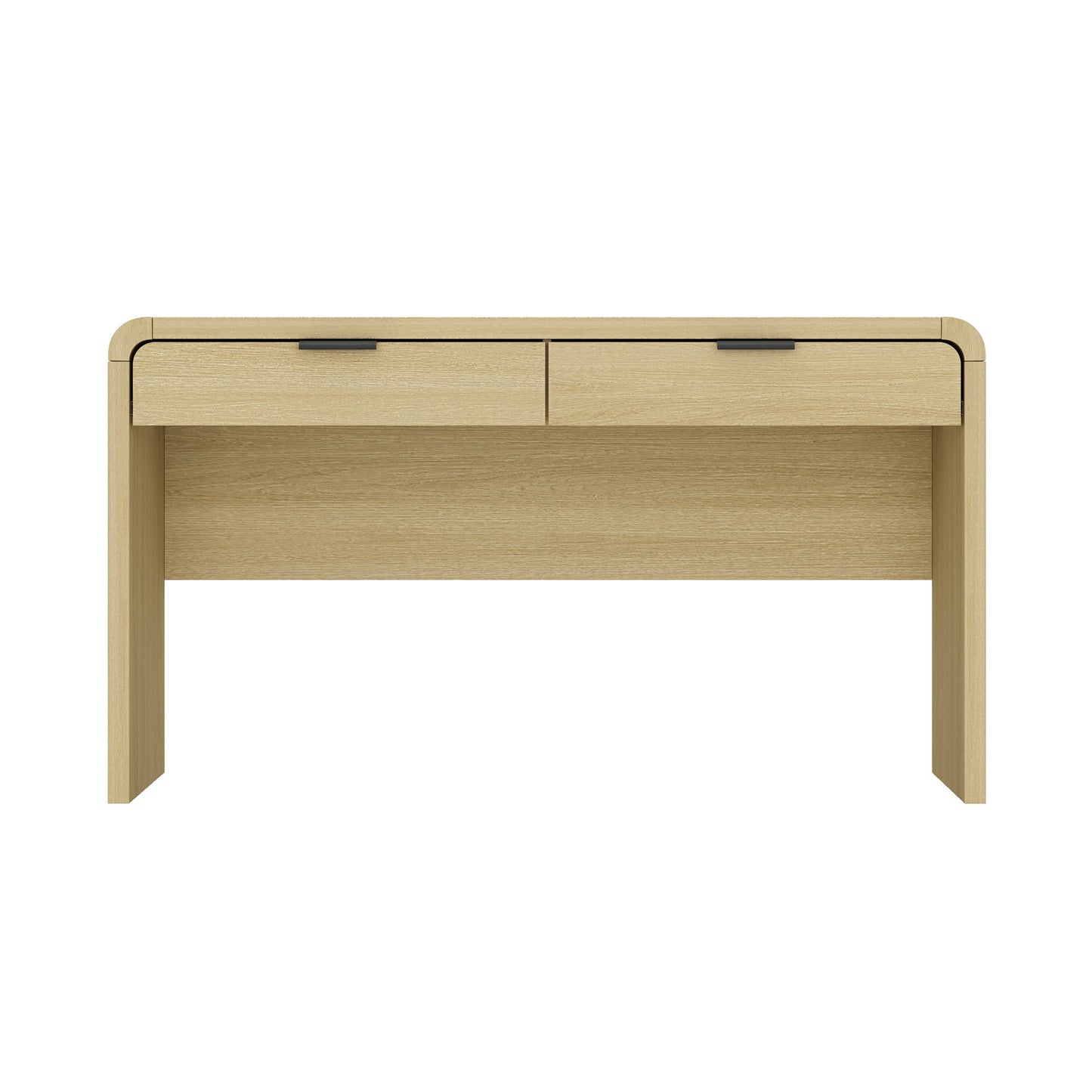 Grace - 2-Drawer Office Desk - Natural Oak