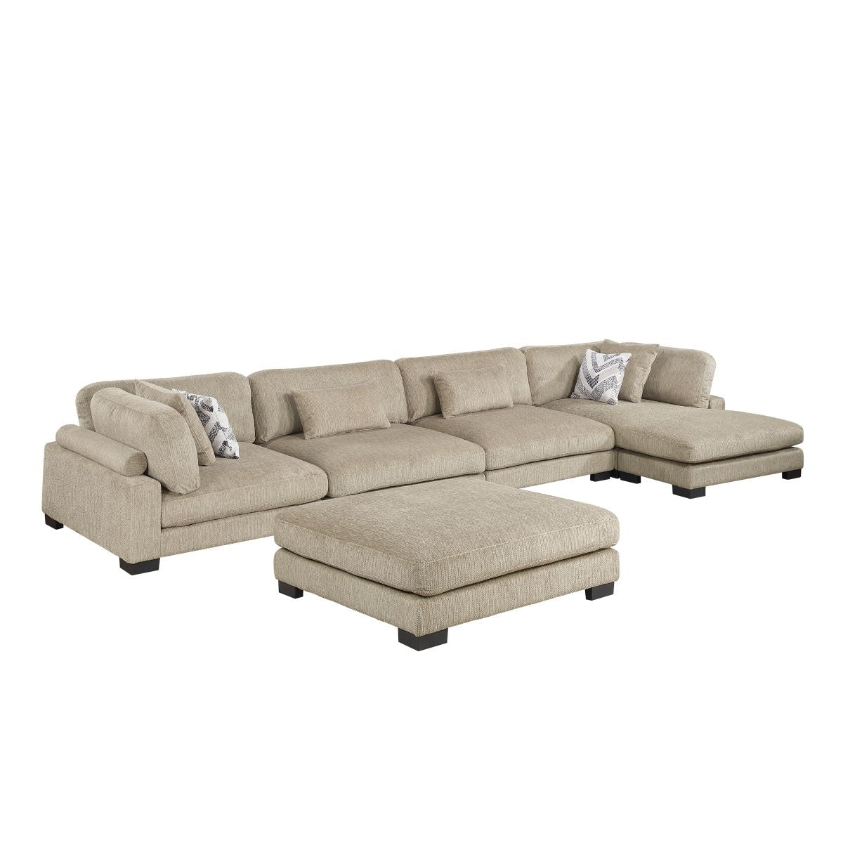 Tinley 5-Piece Modular Sectional with Chaise and Ottoman