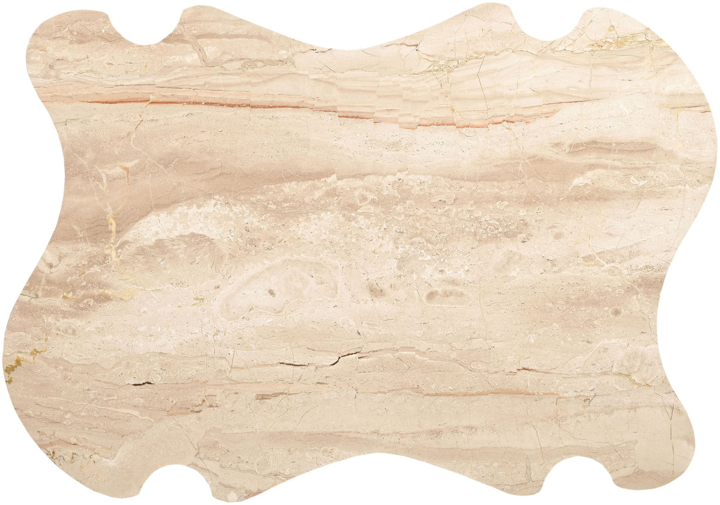Liona - Marble And Acacia Wood Coffee Table