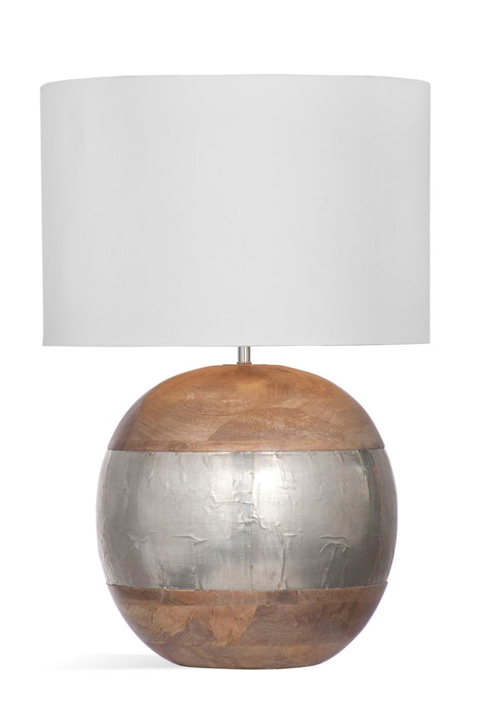 Brock - Table Lamp - Light Brown / White