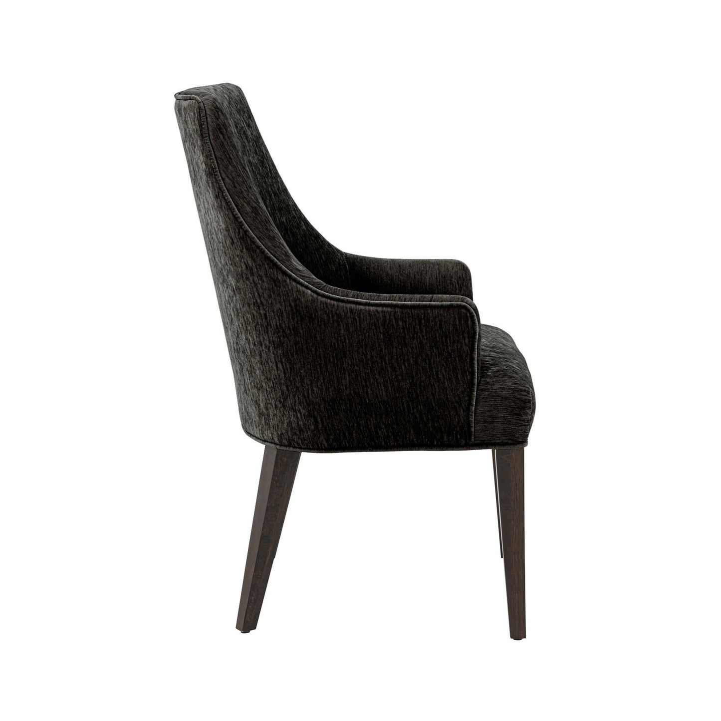 Manhattan Beever - Chenille Wood Armchair