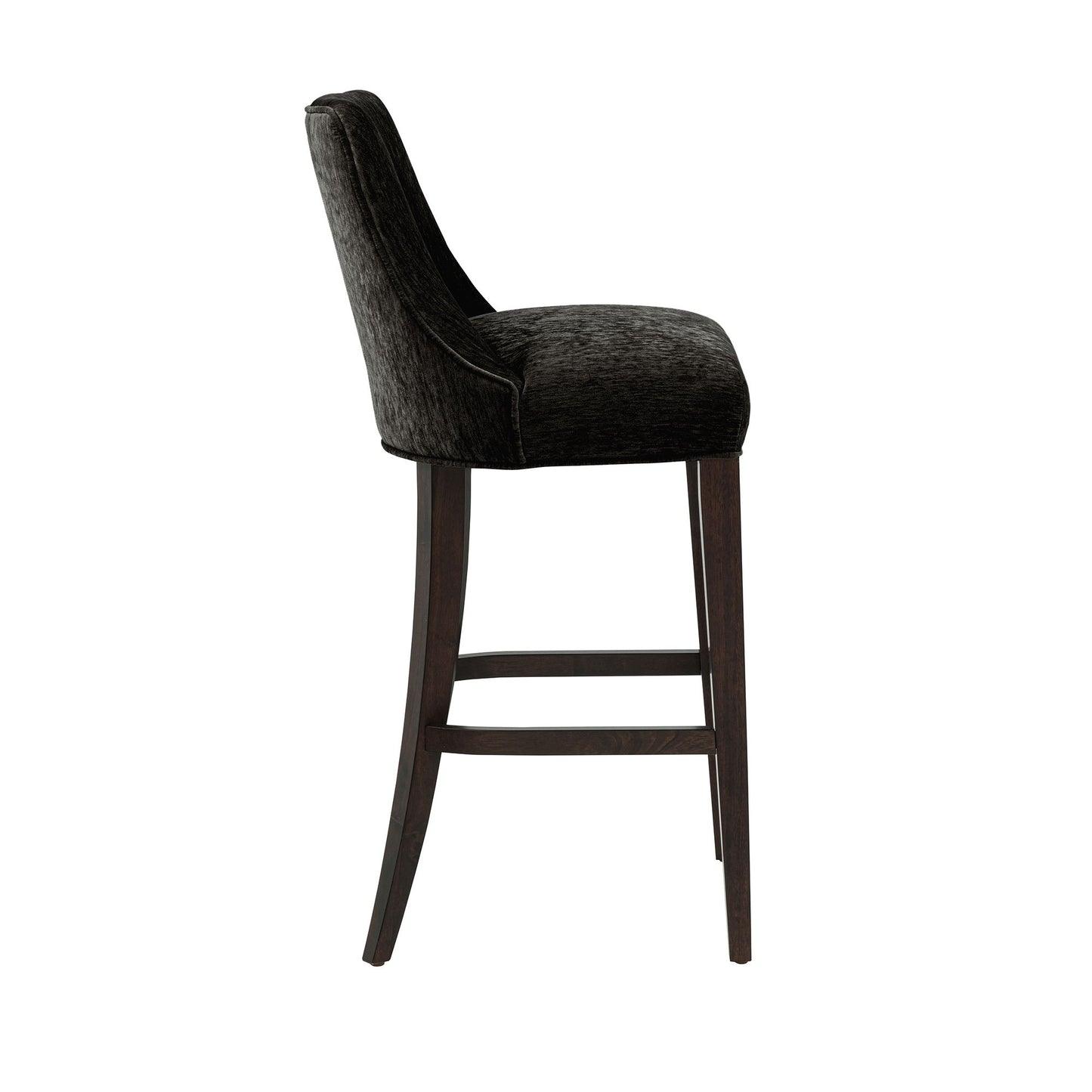 Manhattan Beever - Chenille Wood Stool