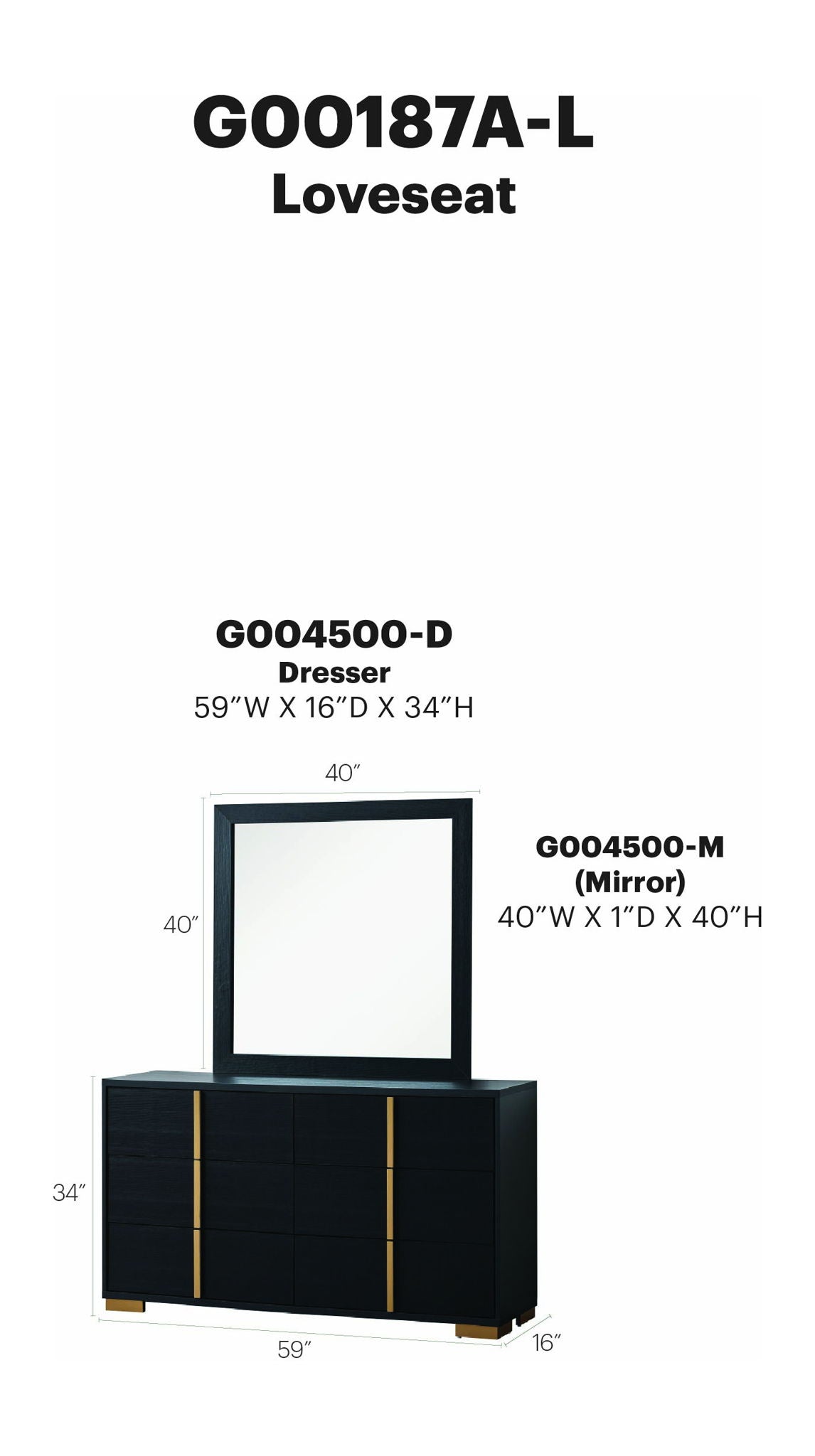Glory Furniture - Steeler - Dresser