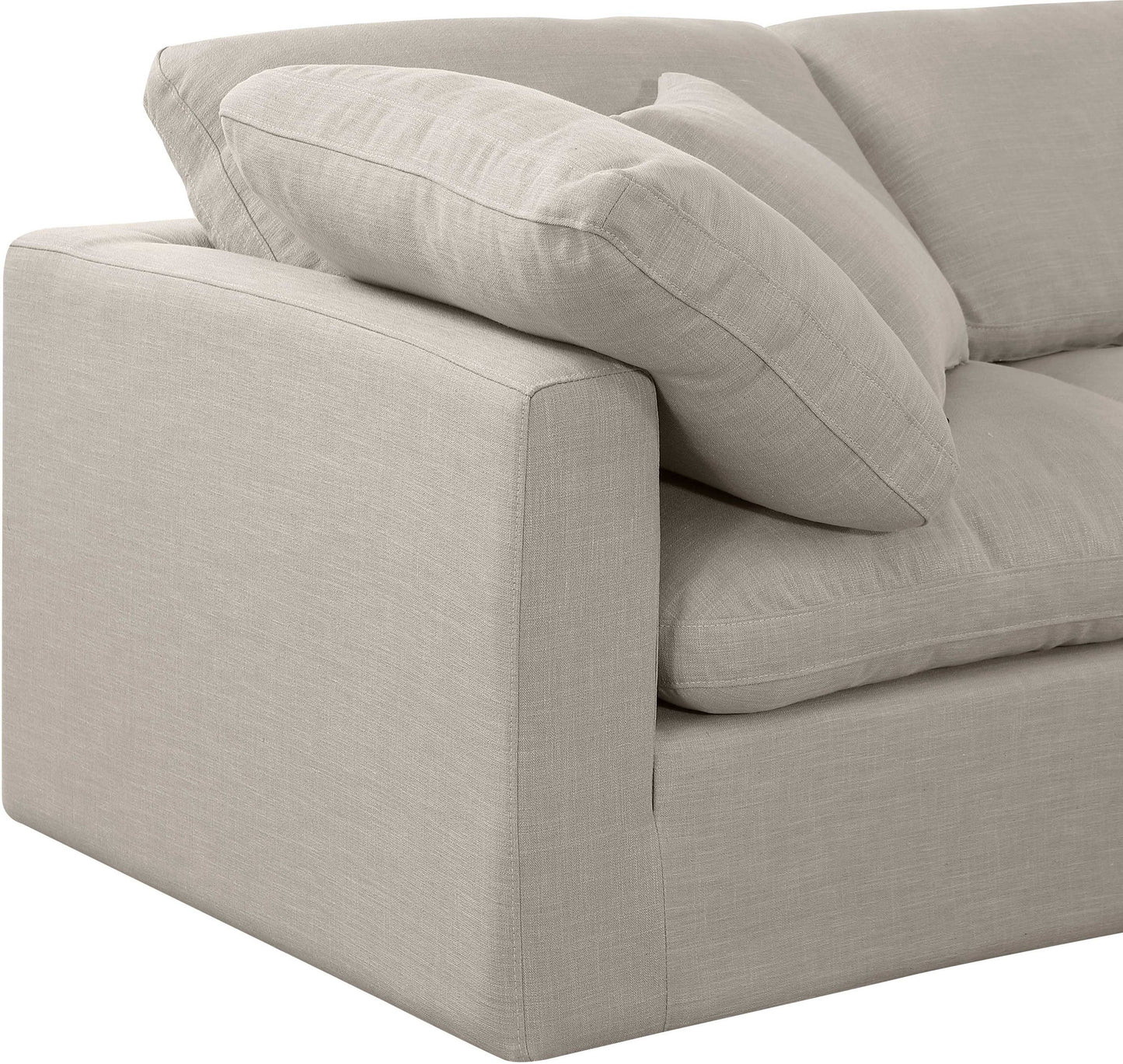 Indulge - Linen 5 Piece Modular Sectional