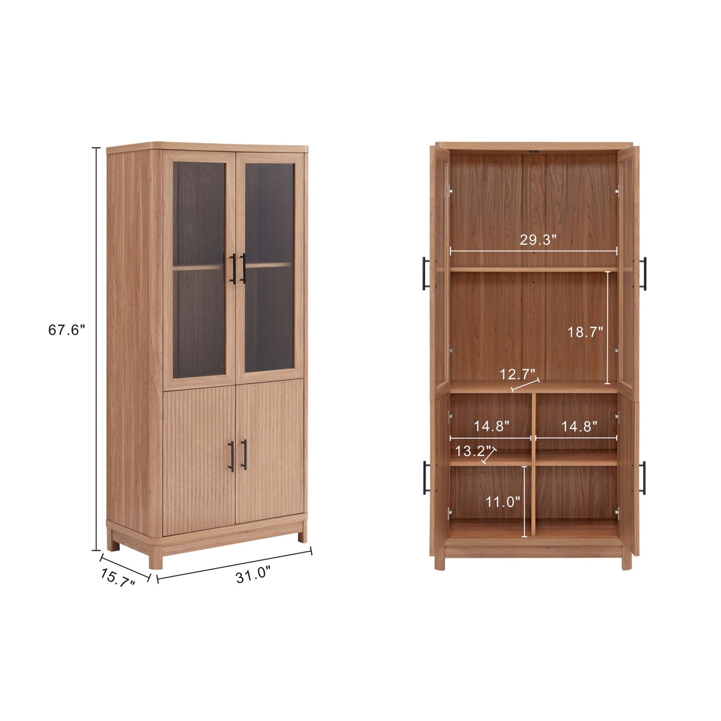 Manhattan Jodie - Bookcase Cabinet