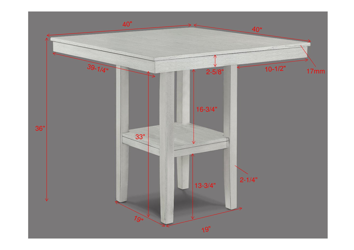 Lester - Counter Height Table Set