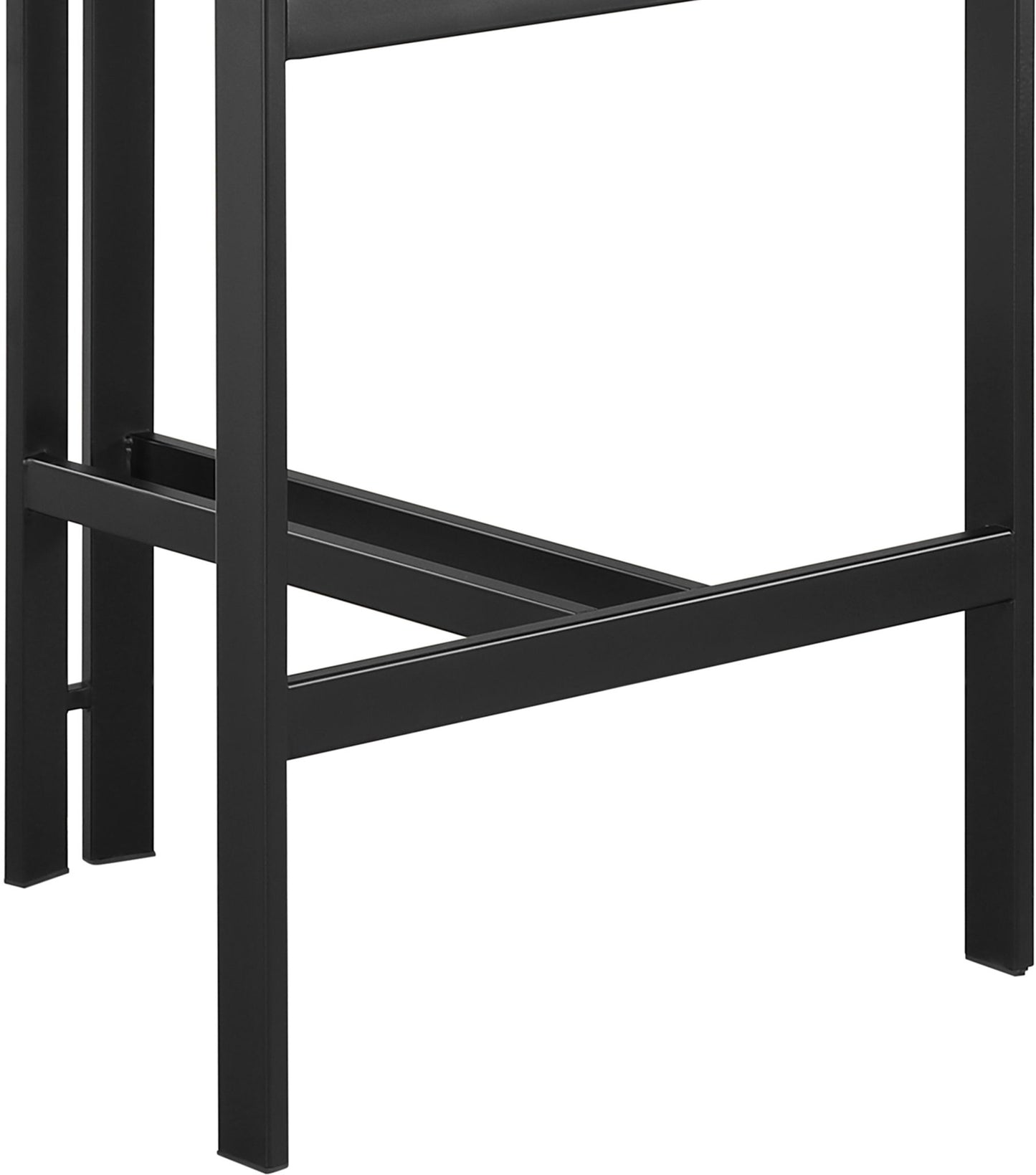 Aurum - Vegan Leather Upholstered Counter Stool With Graphite Black Base