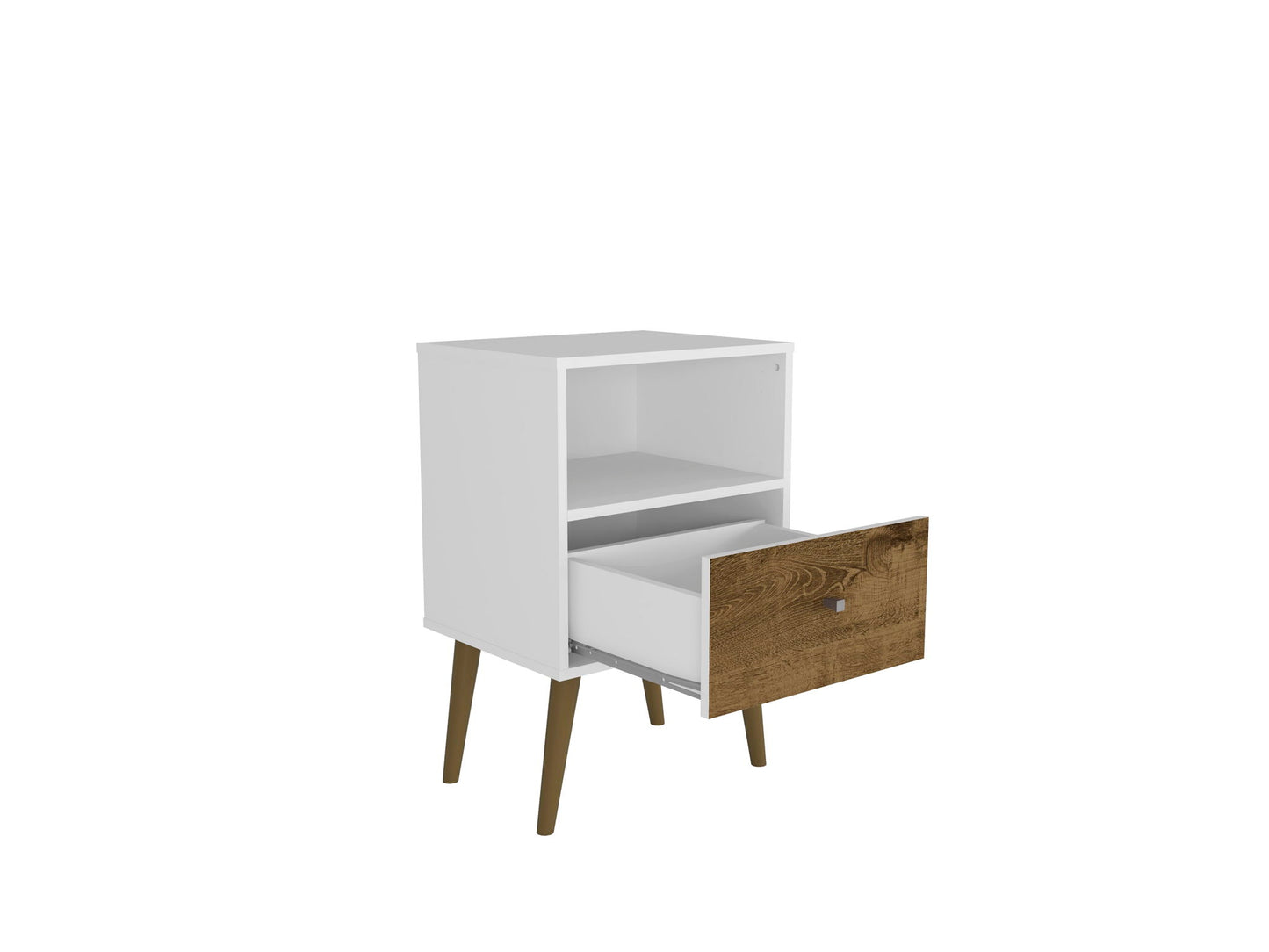 Manhattan Liberty - Nightstand Wtth White Frame