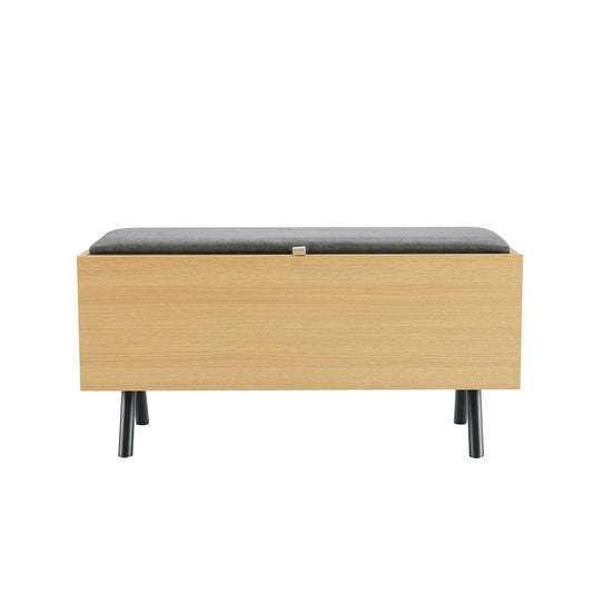 Paloma - Accent Storage Bench - Light Oak