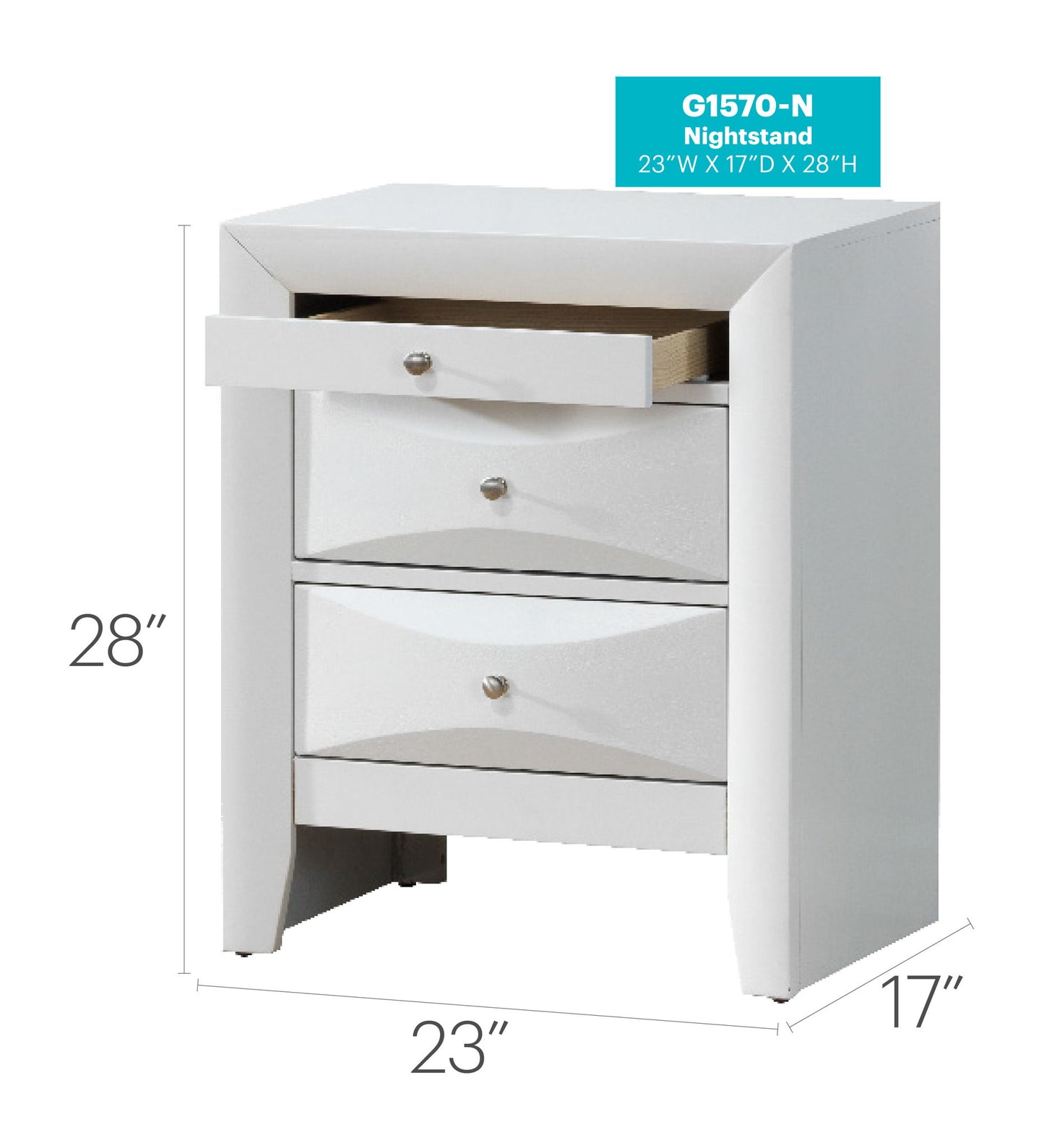 Glory Furniture - Marilla - Nightstand