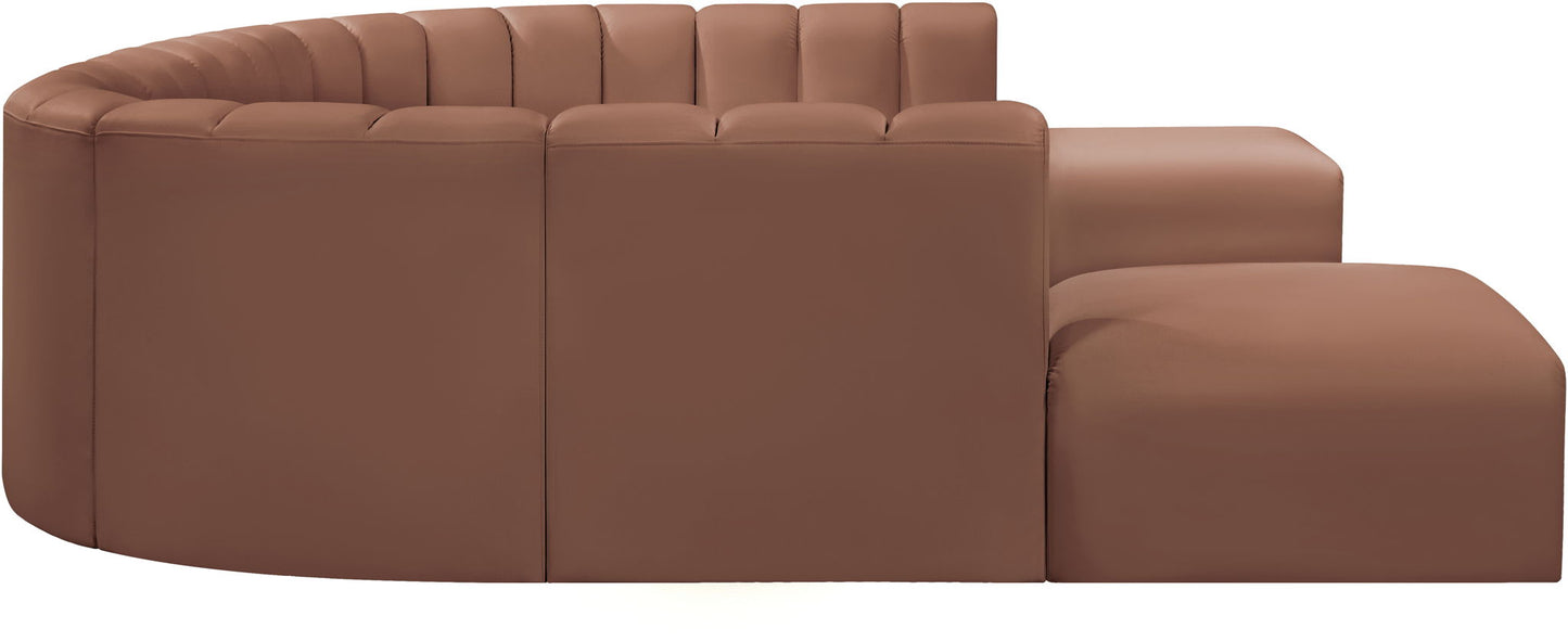 Arc - Faux Leather Modular Sectional