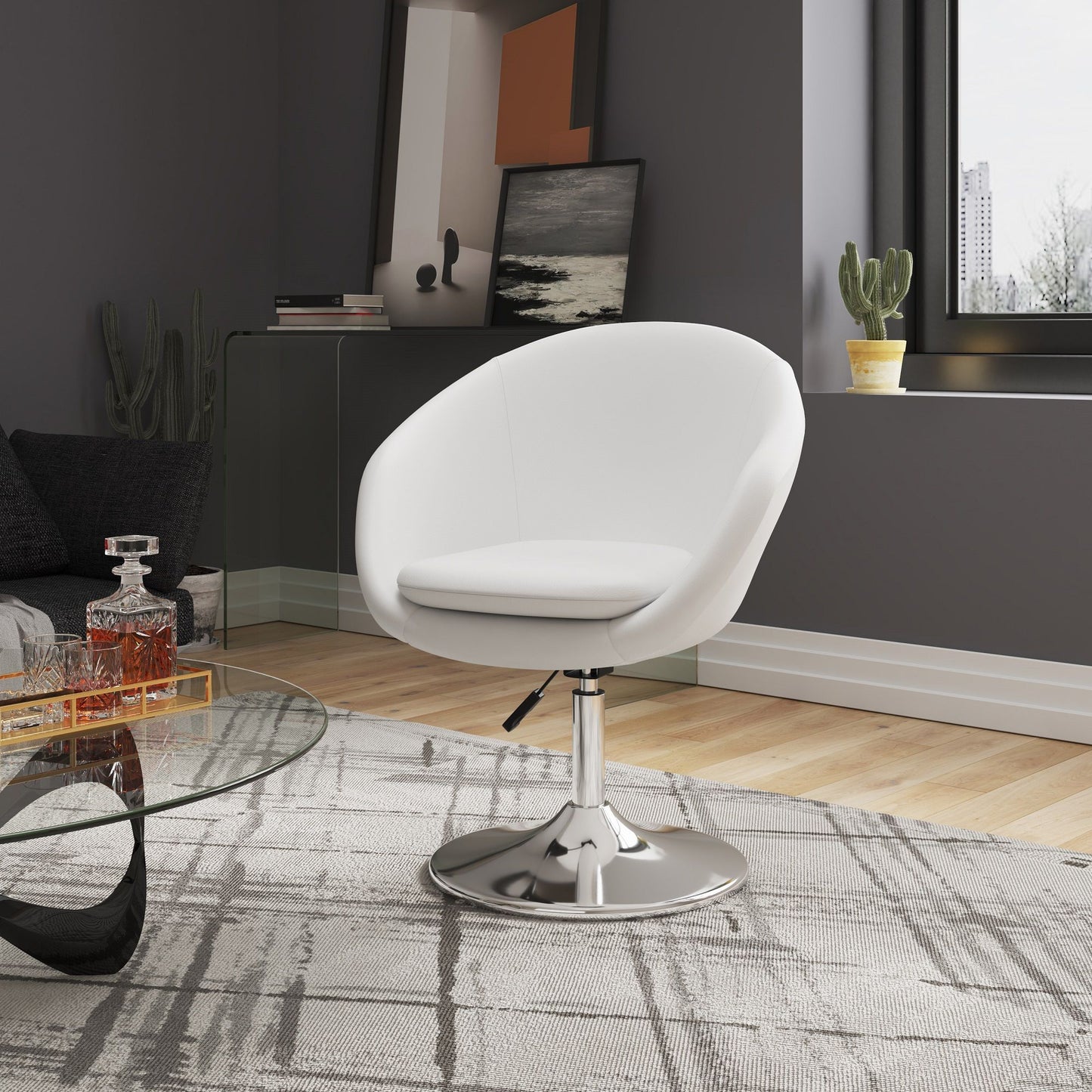 Manhattan Hopper - Swivel Lounge Chair