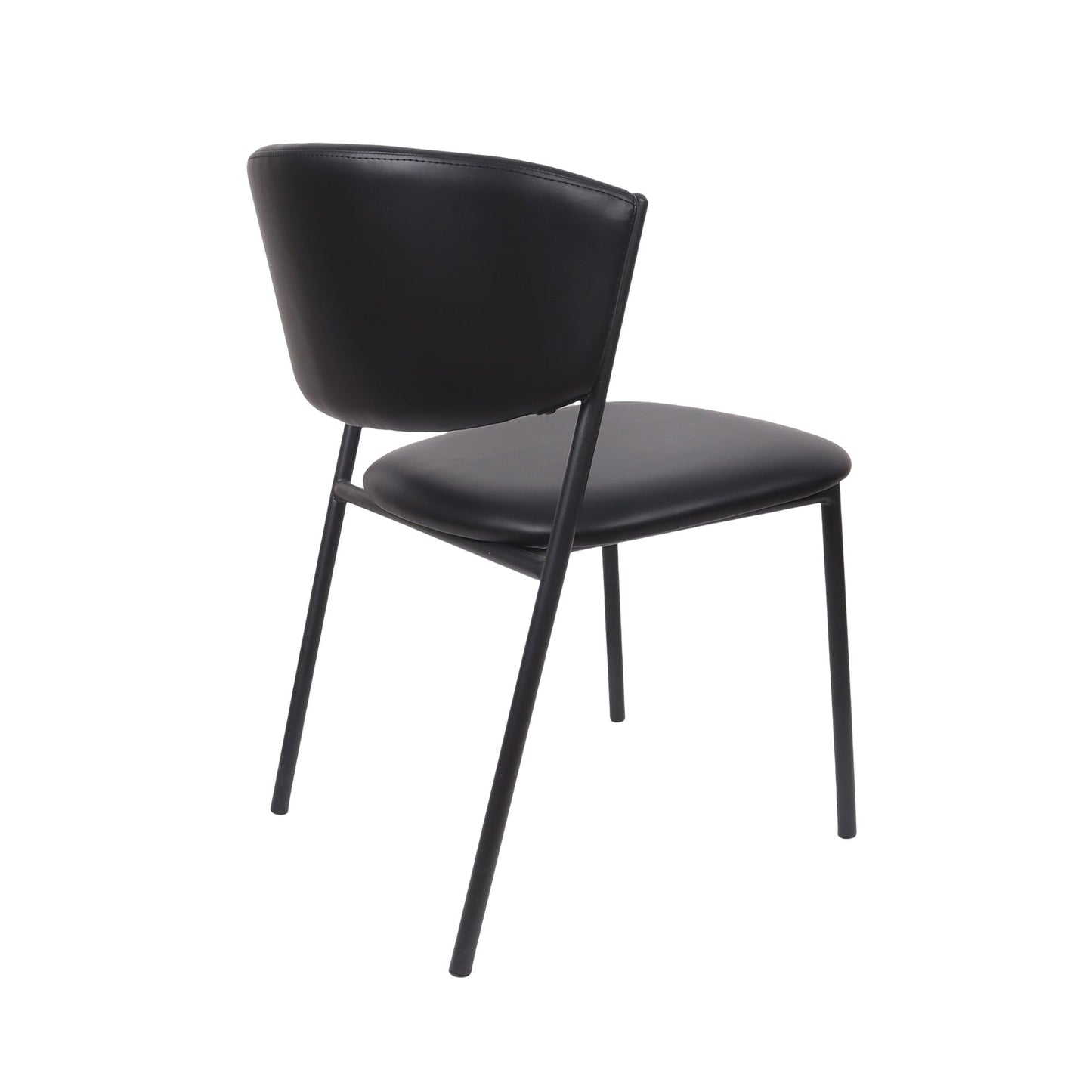 Manhattan Drift - Vegan Leather Metal Side Chair (Set of 4)