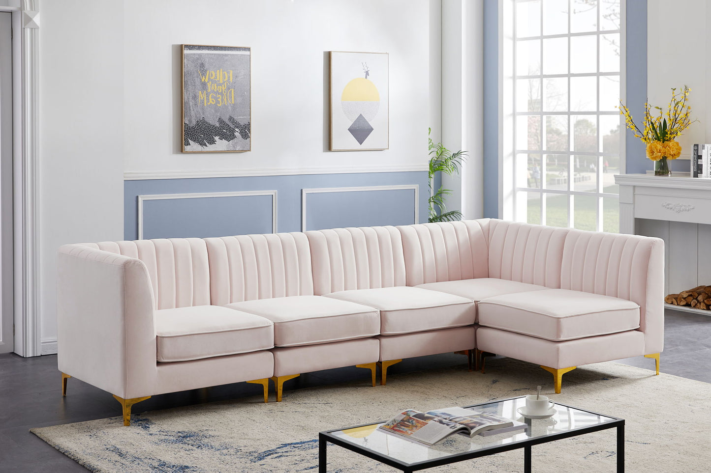 Alina - 5 Piece Modular Sectional