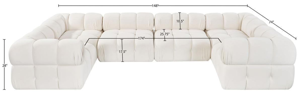 Orin - 6 Piece Modular Sectional (2 Modular Chairs, 4 Corner Chairs)