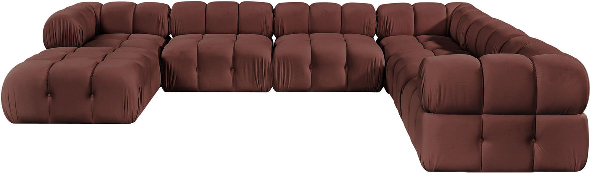 Orin - 7 Piece Modular Sectional (3 Modular Chairs, 3 Corner Chairs & Ottoman)