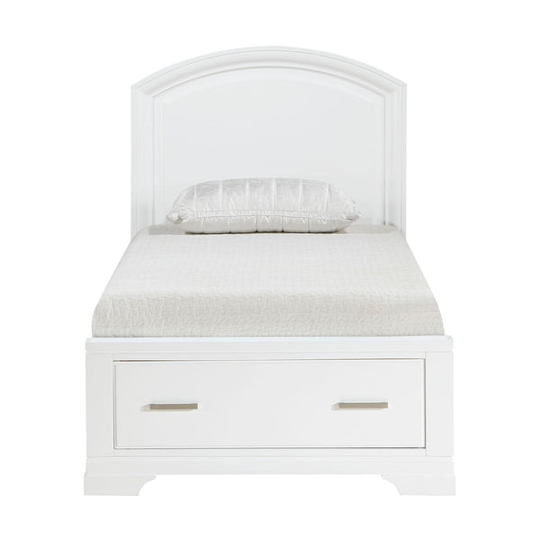 Hudson Twin Platform Bed with Footboard Storage