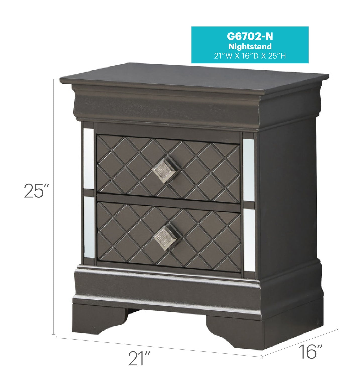 Glory Furniture - Verona - Nightstand