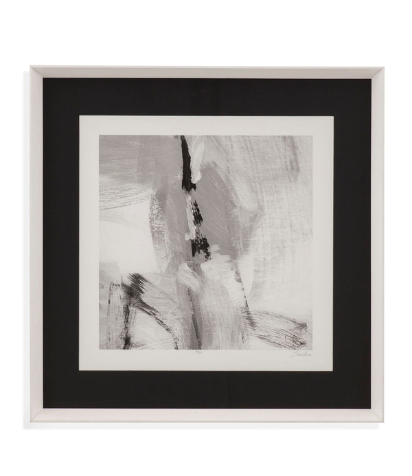 Soft Gray I Framed Print - Gray