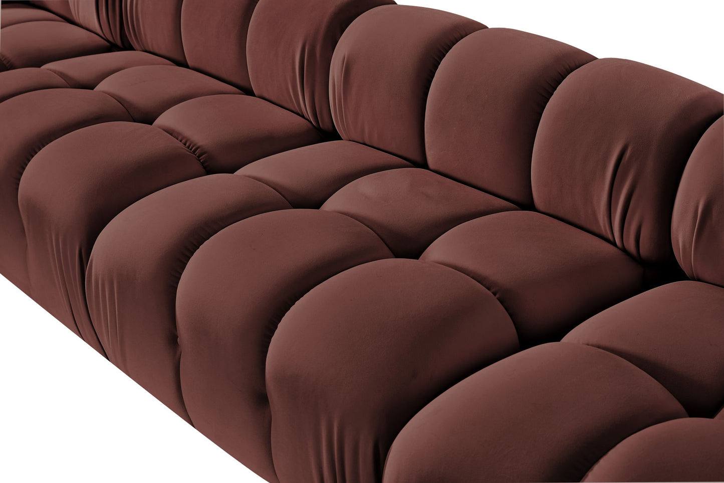 Orin - Velvet 5 Piece Modular Sectional